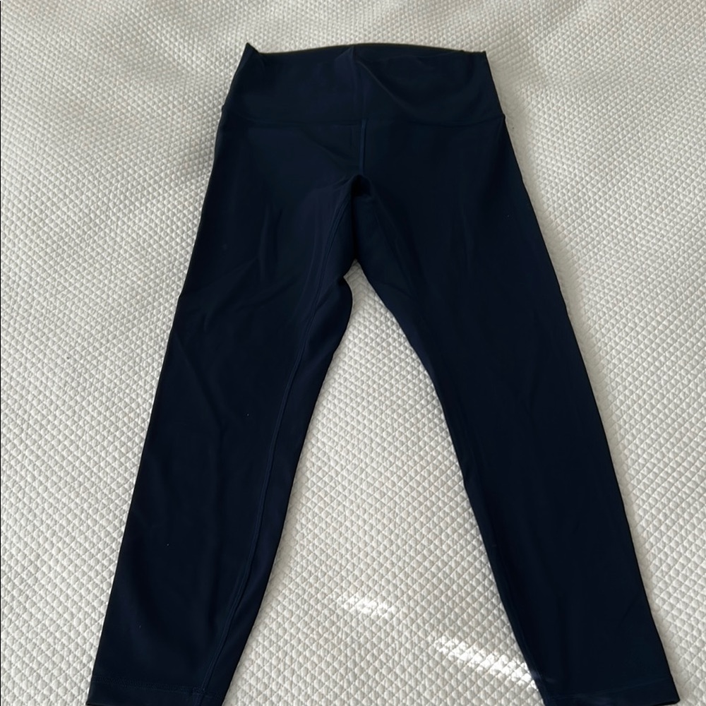 Navy High-Waisted Leggings